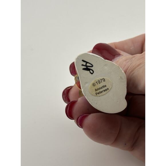 Wee Forest Folk " USA Skier" AP 1979 Retired Mouse Figurine MS-9 - Picture 6 of 8